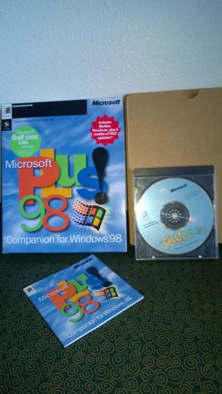 Microsoft Windows 98 Upgrade Rare Big Box Pc