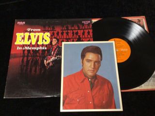 Elvis Presley Lsp - 4155 From Elvis In Memphis With Rare Bonus Photo Nm