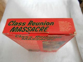 Rare Class Reunion Massacre Continental Video Horror/Slasher Beta Format 3