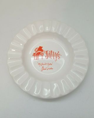 1960s Rare Jilly’s “my Favorite Bistro” Frank Sinatra Porcelain Ashtray York