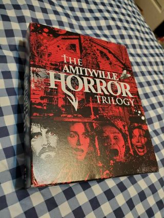 The Amityville Horror Trilogy Blu Ray Scream Factory Oop Rare