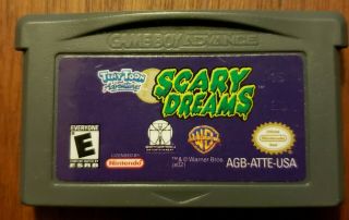 Tiny Toons Adventures: Scary Dreams (nintendo Game Boy Advance,  2003) Rare