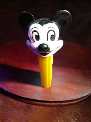 Rare Vintage Mickey Mouse Pez Dispenser No Feet Disney Productions 2