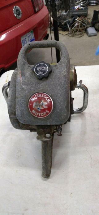 Early Built Rare Vintage Mcculloch 3 - 25 Chain Saw Power Head
