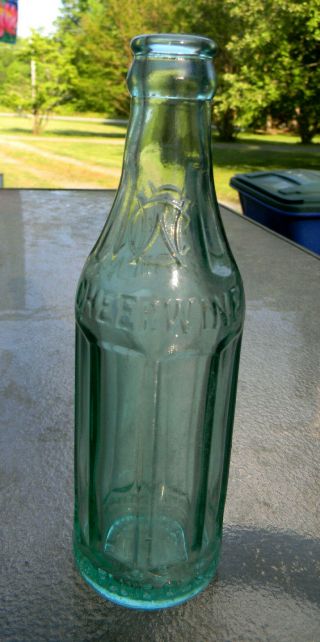 Rare Cheerwine Soda Bottle Leaksville Nc Straight Side