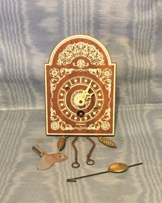 Vintage Rare Miniature German Cuckoo Clock Germany