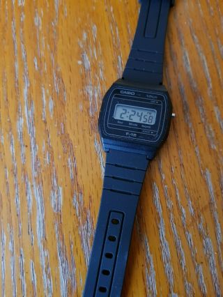 Casio F - 12 Rare Vintage 1980s Quartz Watch