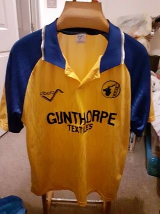 Rare Old Mansfield Town Football Shirt Size Adults Large 42 - 44
