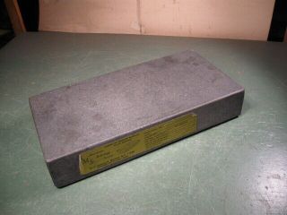 Old Vintage Machining Tools Machinist Rare Small Size Granite Surface Plate