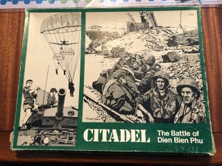 Citadel: The Battle Of Dien Bien Phu By Gdw Games - Punched & Complete Rare Find