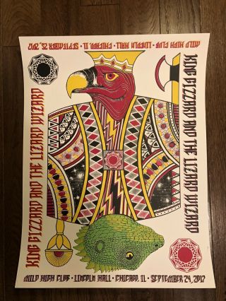 King Gizzard And The Lizard Wizard Tour Poster Rare Mild High Club