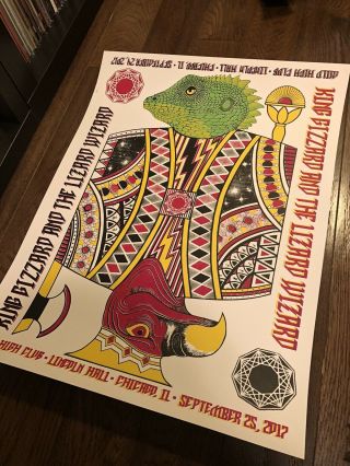 King Gizzard And The Lizard Wizard Tour Poster Rare Mild High Club 3