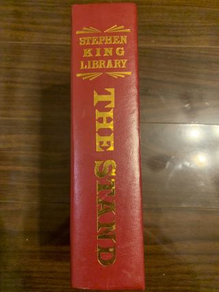 The Stand,  Stephen King,  Red Leather Library Edition,  Rare