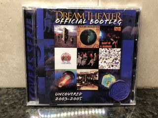 Dream Theater Official Bootleg Cd Rare Live Uncovered 2003 - 2005