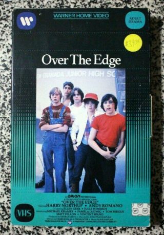 Over The Edge Vhs 1979 (1981 Rare Oop Htf Warner Big Box) Matt Dillon Teen Drama