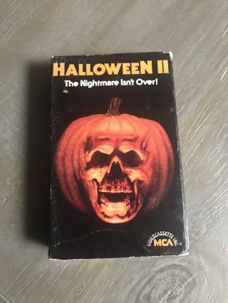 Halloween Ii Horror Mca John Carpenter Beta Not Vhs Rare