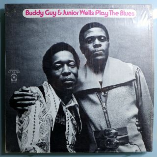 Buddy Guy/junior Wells W/eric Clapton Play Blues Rare Orig 