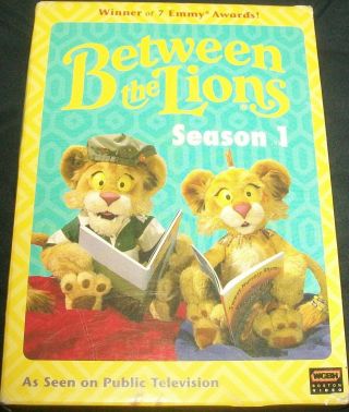Between The Lions Season 1 Public Television 5 Disc Set Rare Dvd
