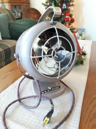 Rare Vintage Km Knapp Monarch Electric Floor Heater & Fan - St Louis Mo