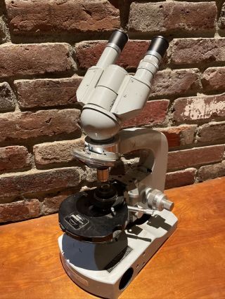Rare Tiyoda Microscope Heavy