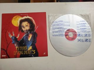 The Return Of The Living Dead Laserdisc - Ultra Rare Horror