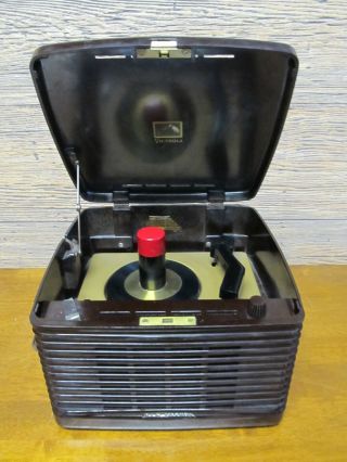 Vintage Rca Victor 45 - Ey - 3 Victrola Record Player Bakelite Case Rare Repair/part