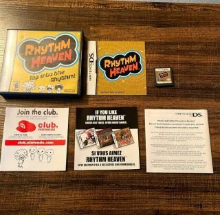 Rare Rhythm Heaven Complete With Case And Inserts For Nintendo Ds