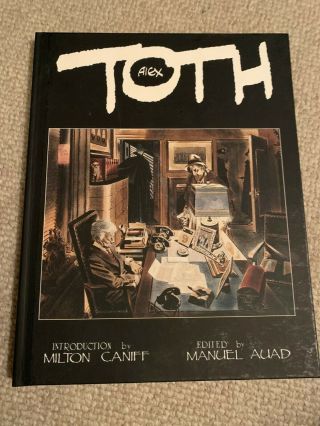 " Alex Toth " (limited Edition Hardcover) Signed By Writer Auad And Alex Toth Rare