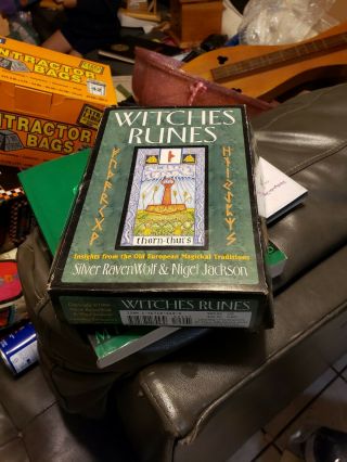 Witches Runes,  Silver Ravenwolf,  Rare Book & Deck,  Cond. ,  Magic