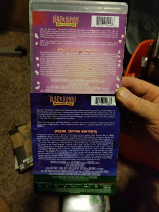 Killer Klowns From Outer Space (Blu - ray Disc,  2018) rare slipcover 2