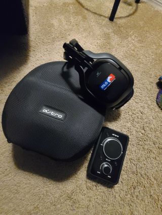 Astro A40 Gaming Stereo Headset W/ Mixamp - Mlg Edition Tags Rare No Cables