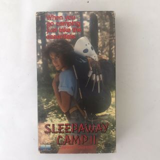 Sleepaway Camp 2 Unhappy Campers Rare Vhs Horror