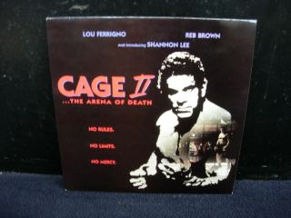 Cage 2 (1994) Rare Laserdisc Lou Ferrigno