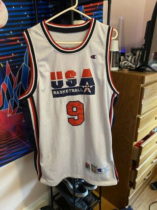 Michael Jordan 1992 Usa “dream Team” Olympics Vintage/ Rare Champion Jersey S52