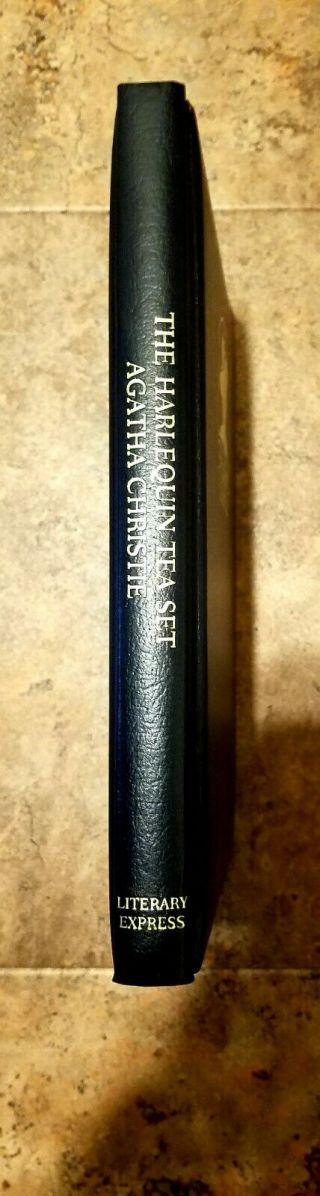 The Harlequin Tea Set,  Agatha Christie.  1997.  Rare.  Literary Express Hardcover. 3