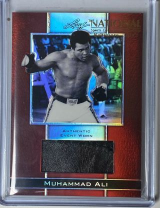 Muhammad Ali 2011 Leaf Metal “the National” Event Worn Relic Glove ?? Rare