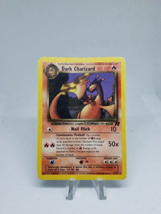 Vintage Pokémon Card - Dark Charizard 21/82 Team Rocket Set (1999 - 2000)