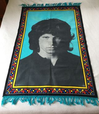 Vintage Rare The Doors Jim Morrison Wall Hanging Tapestry Rug