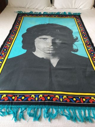 Vintage Rare The Doors Jim Morrison Wall Hanging Tapestry Rug 2