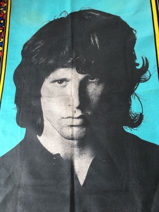 Vintage Rare The Doors Jim Morrison Wall Hanging Tapestry Rug 3