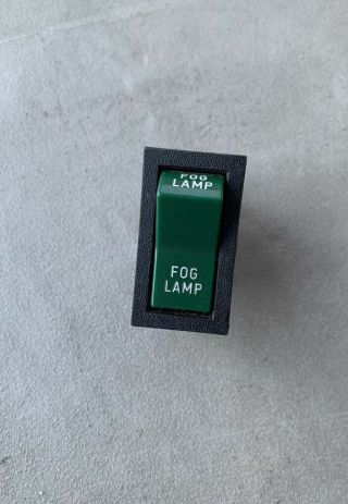 Volvo 240 242gt Early Fog Light Switch Green - Rare