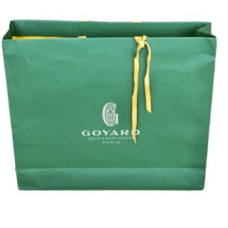 Rare Authentic Goyard Xxl Size Green Shopping Gift Tote Bag 23 X 19.  5 X 6