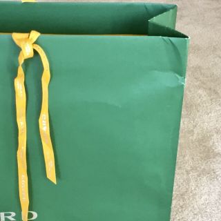 RARE Authentic Goyard XXL Size Green Shopping Gift Tote Bag 23 x 19.  5 x 6 3