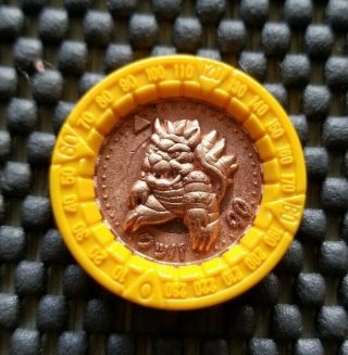 Mario Rpg Coin Vintage 1995 Nintendo Bandai [bowser Bronze ] Rare Medal