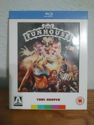 The Funhouse Blu Ray Arrow Video Window Box Slipcover Poster Oop Very Rare