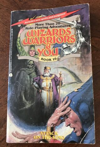 Rare Wizards Warriors And You 16 Attack On The King Rpg Gamebook Cyoa