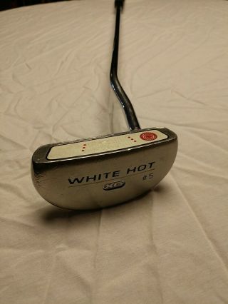 Odyssey Mens Womens 33 " White Hot Xg 5 Golf Putter Winn Fat Grip Rare
