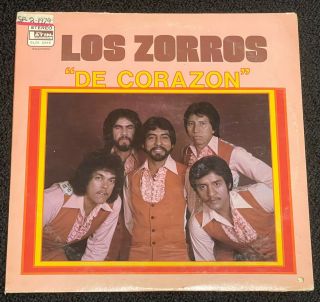 Los Zorros - “de Corazon” Rare Pressing 12” Vinyl Record Lp