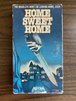 Home Sweet Home (1980) Media Vhs 1985 Horror Slasher Gore Video Rare 80 