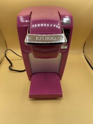 Keurig K10 Mini Personal Coffee Maker Rare Fuchsia Hot Pink Color